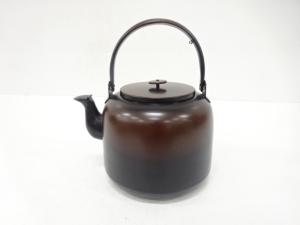 銅器　腰黒　水注